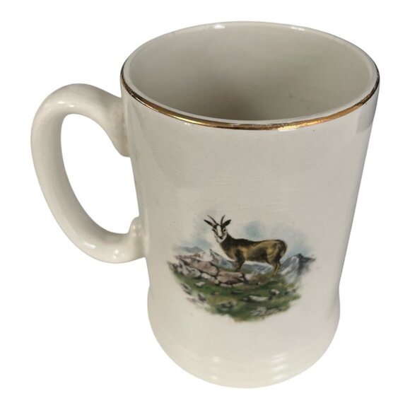 VTG Lord Nelson Pottery Mug – Hand-Crafted in England – Mountain Goat Scene - Picture 2 of 6